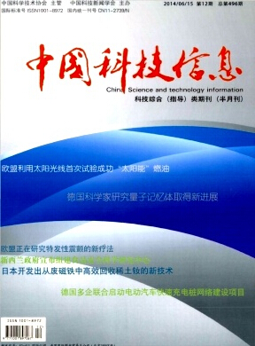 中国科技信息杂志国家级期刊目录