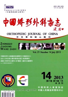 中国矫形外科杂志 